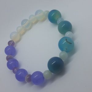 Genuine gemstone bracelet